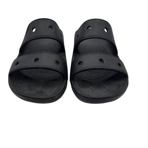 Crocs Slide Sandals Black M7, W9